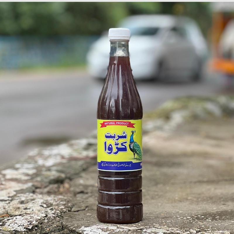 Original Sharbat Kadwa | Natural Herbal Digestive Syrup | Made in Peacock Valley Kallar Kahar